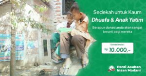 Sedekah untuk kebaikan anak yatim dan kaum dhuafa