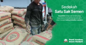 Sedekah satu sak semen untuk pembangunan panti asuhan